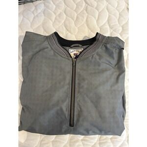 Cutter & Buck 1/4 Zip Pullover Golf Jacket Windbreaker Large Gray Office Depot L